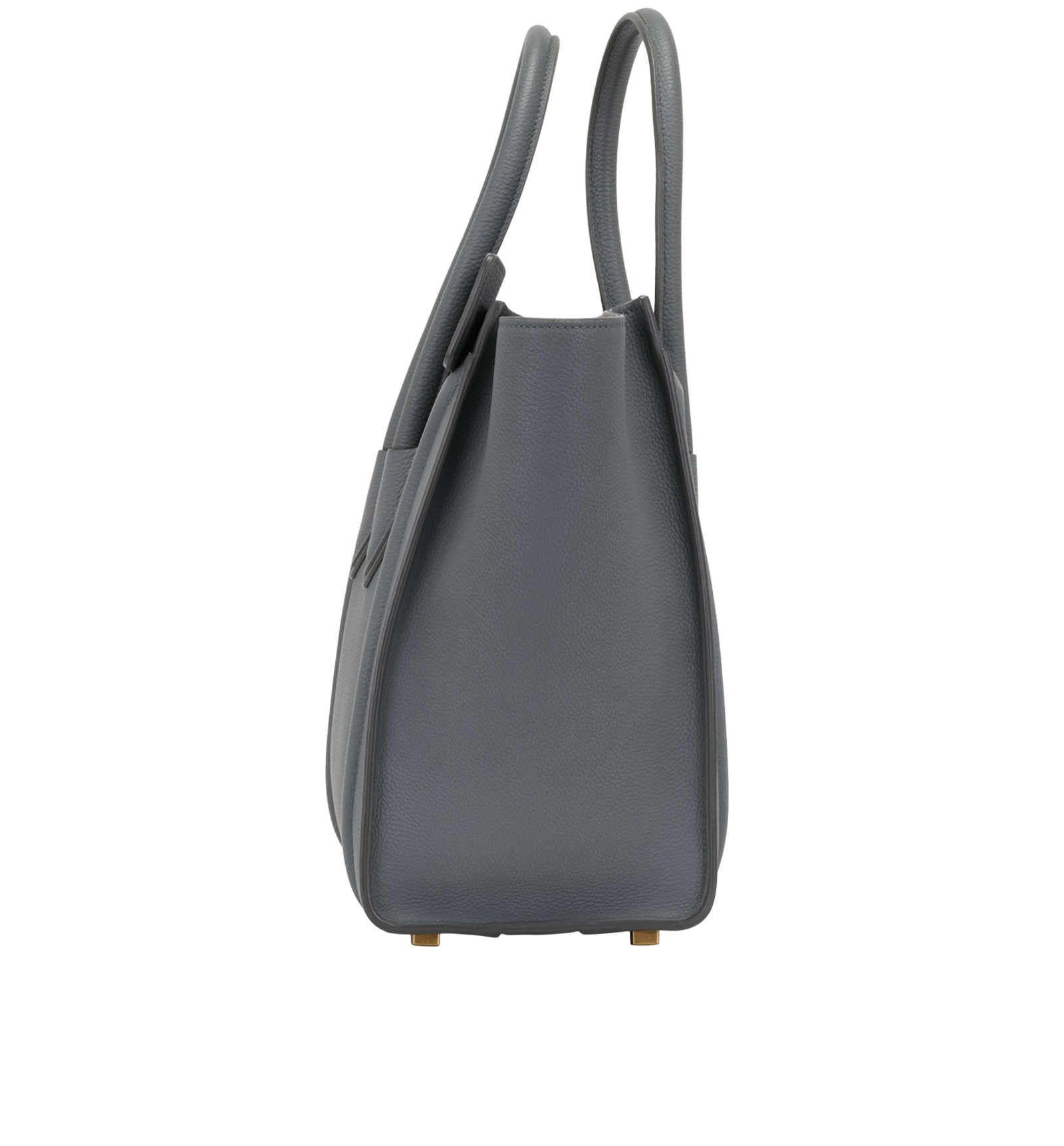 Micro Luggage, &pound;550, Handbags, Grey, Leather, Side view